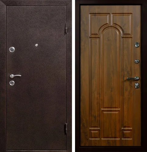 Входная дверь в деревянный дом уличная №35 размером 960x2050 мм