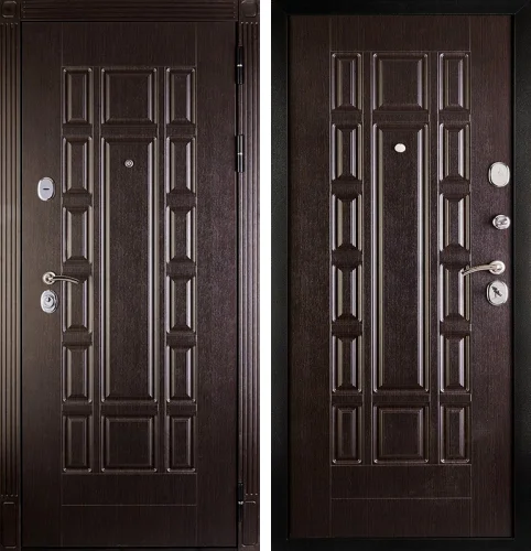 Дверь входная звукоизоляционная металлическая №74 размером 860x2050 мм