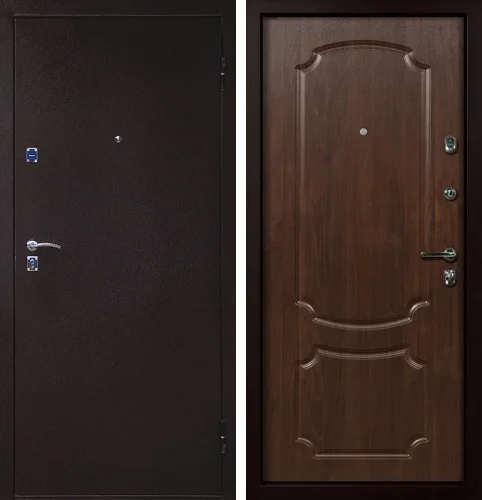 Дверь уличная металлическая №2 размером 860x2050 мм