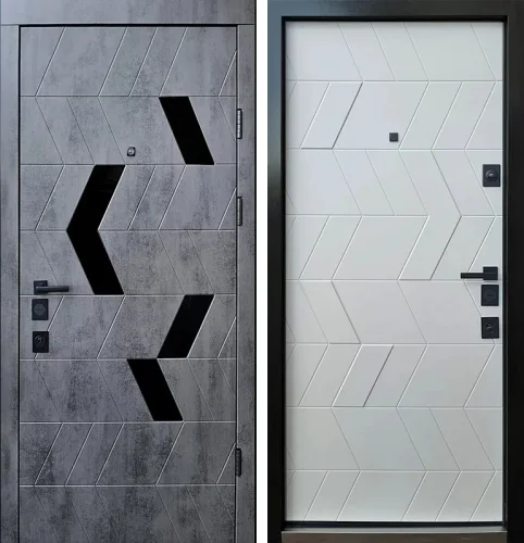 Теплая дверь в частный дом №77