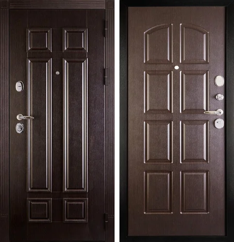 Дверь входная металлическая утепленная с терморазрывом №75 размером 860x2050 мм