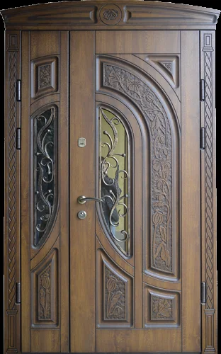 Утепленная дверь из массива №13