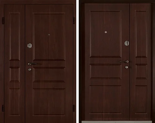 Распашная двустворчатая дверь №1