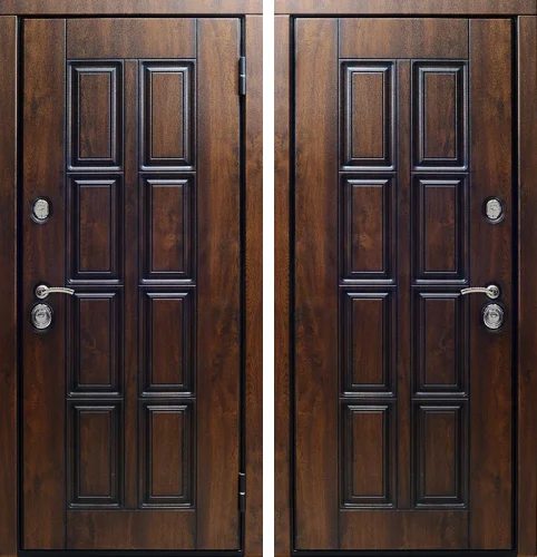 Входная деревянная дверь в квартиру №13 размером 960x2050 мм