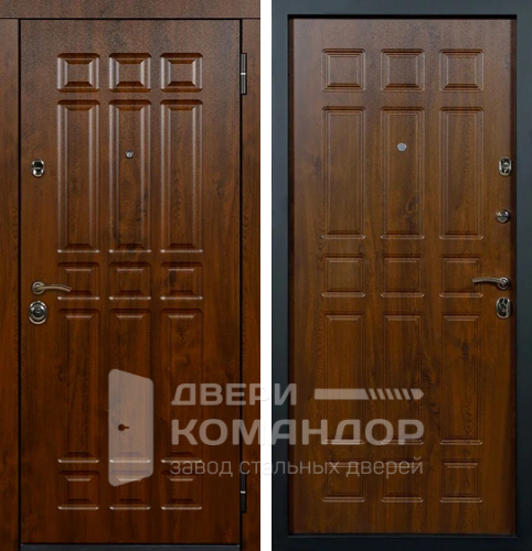 Дверь входная в дом утепленная с терморазрывом №9 размером 860x2050 мм