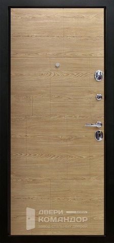 Стальная дверь беленый дуб №82 с замками KALE - внутренняя сторона