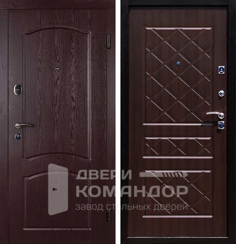 Металлическая дверь МДФ с двух сторон №10 размером 960x2050 мм