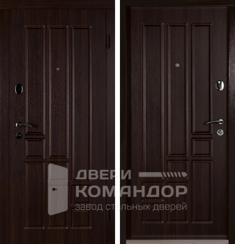 Входная уличная дверь в частный дом №39 размером 860x2050 мм