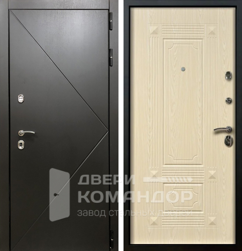 Металлическая утепленная дверь с терморазрывом №51 размером 860x2050 мм