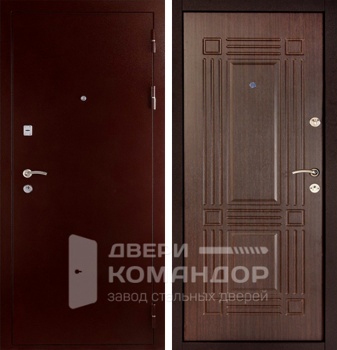 Дверь входная с порошковым покрытием недорого №44 размером 860x2050 мм