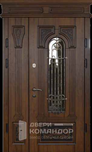 Дверь из массива дуба на заказ №49 с замками KALE