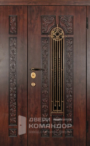 Входная дверь широкая в частный дом №52