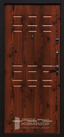 Антивандальная дверь в квартиру №17 с замками CISA - внутренняя сторона