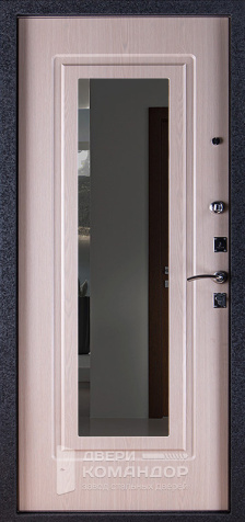 Входная дверь с зеркалом с внутренней стороны двери №6 - внутренняя сторона