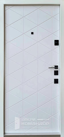 Стальная дверь с отделкой МДФ №125 с замками CISA - внутренняя сторона