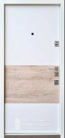 Дверь входная двухцветная №109 с замками CISA - внутренняя сторона