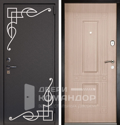 Дверь железная кованная №10 размером 900x2000 мм