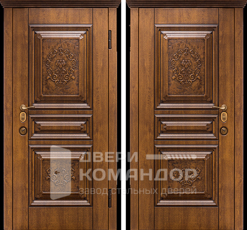 Входная дверь из массива дерева №12 размером 900x2000 мм