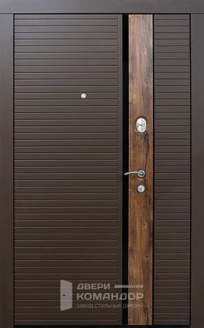 Входная дверь двухстворчатая в частный дом №28 с замками KALE - внутренняя сторона