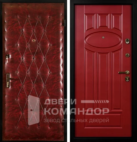 Красная входная дверь №8