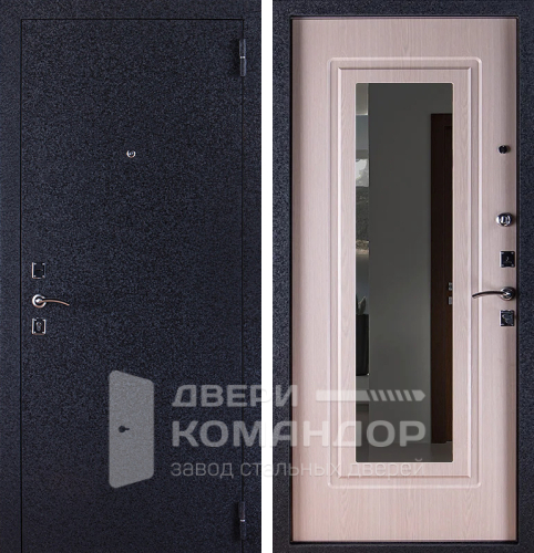 Входная дверь с зеркалом с внутренней стороны двери №6