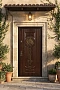 Дверь входная металлическая со стеклом №3 - фото №2