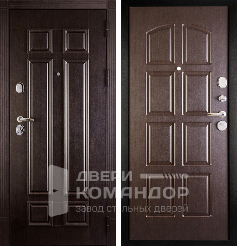 Дверь входная металлическая утепленная с терморазрывом №75 размером 960x2050 мм