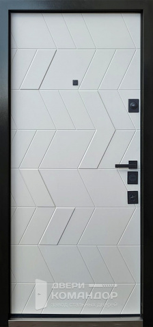 Теплая дверь в частный дом №77 размером 860x2050 мм - внутренняя сторона