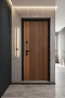 Металлическая дверь металл 2 мм №99 размером 960x2050 мм - фото №1