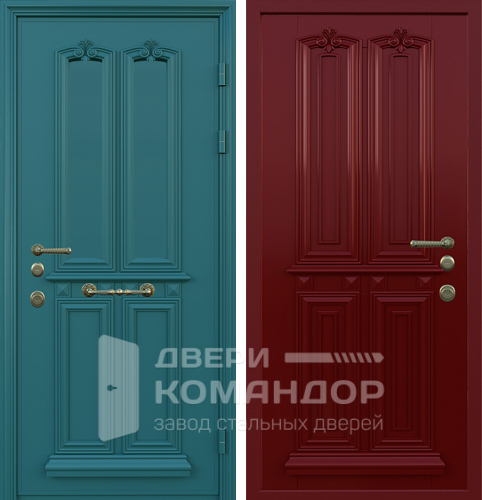 Входная дверь в английском стиле №81 с замками KALE