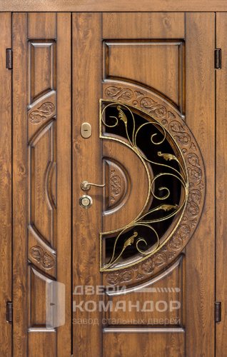 Дверь из массива сосны неокрашенная №28 с замками KALE