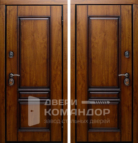 Дверь входная деревянная утепленная №10 размером 900x2000 мм