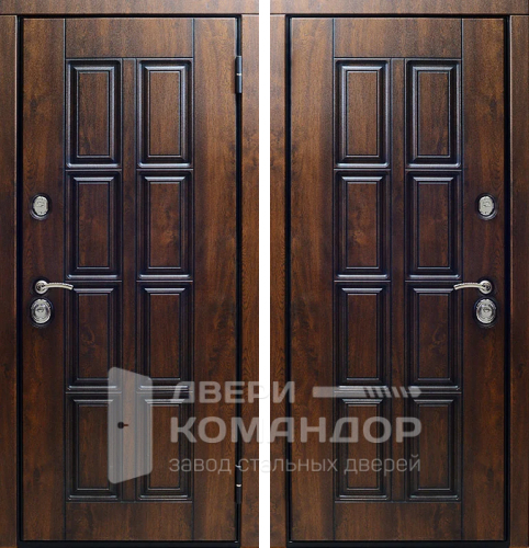 Входная деревянная дверь в квартиру №13 размером 900x2000 мм