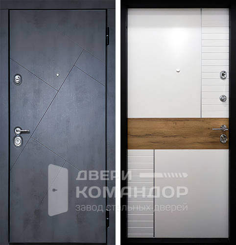 Металлическая дверь для дома уличная №116