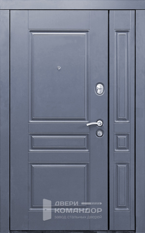 Дверь металлическая распашная двухстворчатая №30 с замками KALE - внутренняя сторона